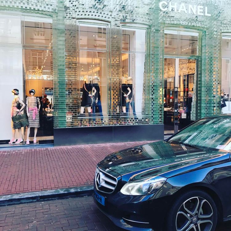 Shopping at Chanel standby for private tour Amsterdam